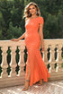 'Maelys' One-Shoulder Ruched Maxi Dress - Celes Fashion